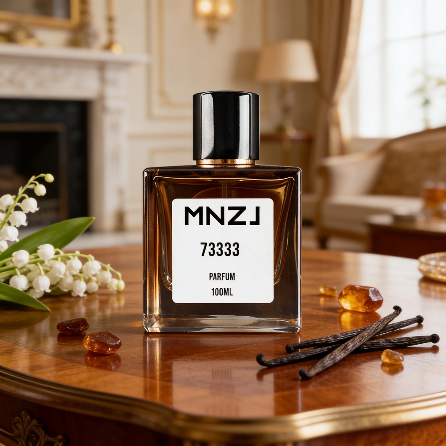 73333, Inspired by Rosendo Mateu: Nº 5 Floral, Amber, Sensual Musk